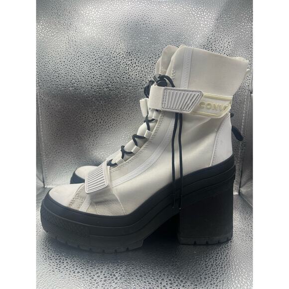 Converse Chuck Taylor All Star GR82 White Platform Boot Women Size 7.5 - Picture 2 of 8